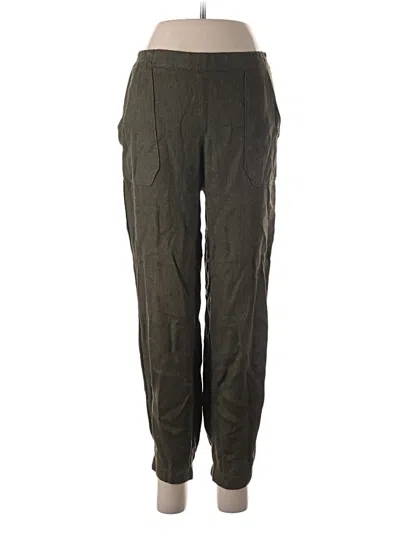 Pre-owned Zara Cargo Pants In Green