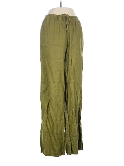 Pre-owned Zara Cargo Pants In Green
