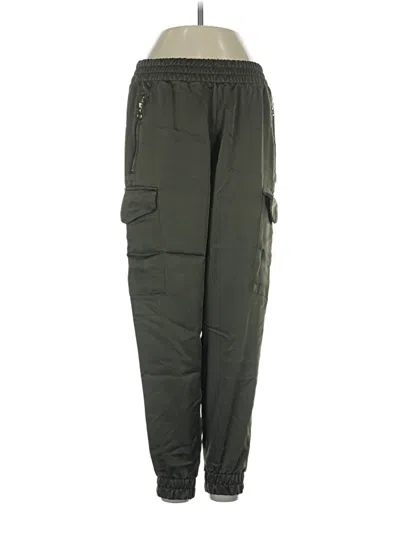 Pre-owned Zara Cargo Pants In Green