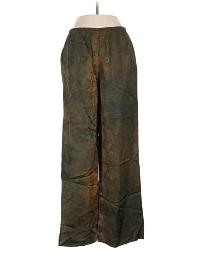 Pre-owned Zara Cargo Pants In Green