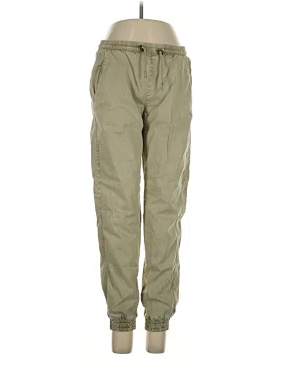 Pre-owned Zara Cargo Pants In Green