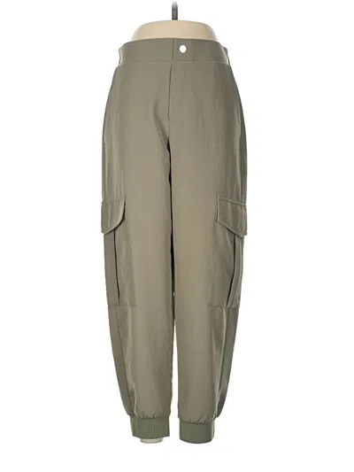 Pre-owned Zara Cargo Pants In Green