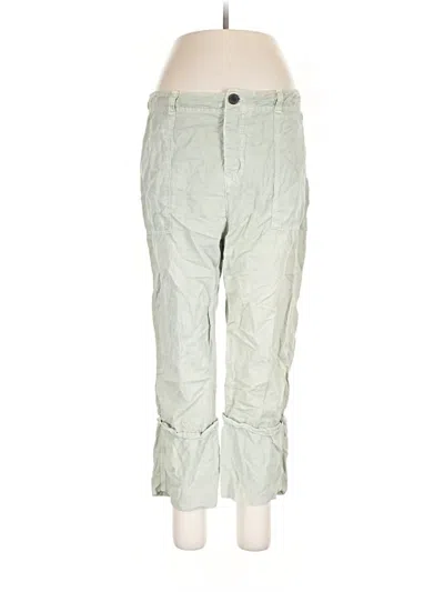 Pre-owned Zara Cargo Pants In Green