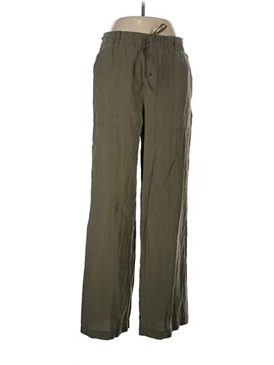 Pre-owned Zara Cargo Pants In Green