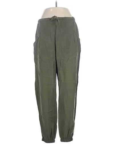 Pre-owned Zara Cargo Pants In Green