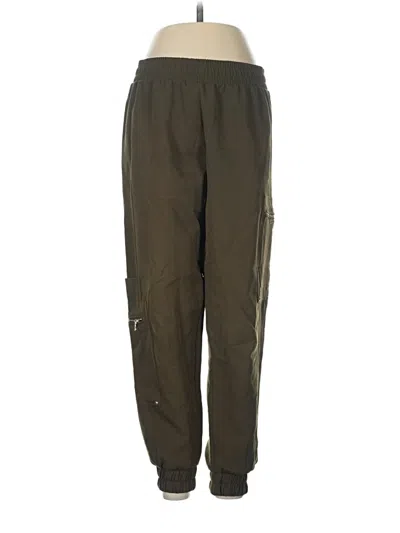 Pre-owned Zara Cargo Pants In Green