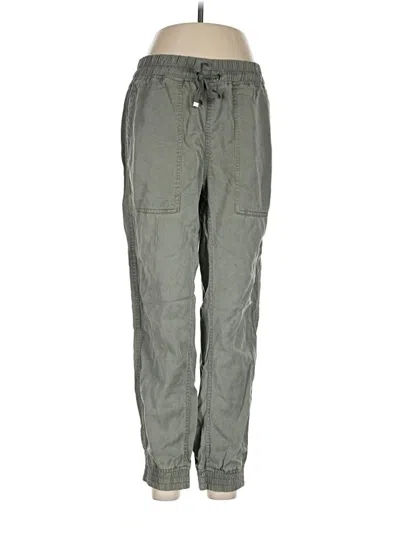 Pre-owned Zara Cargo Pants In Green