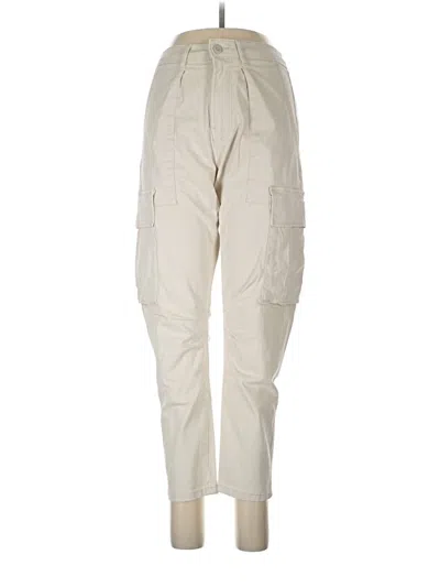 Pre-owned Zara Cargo Pants In Ivory