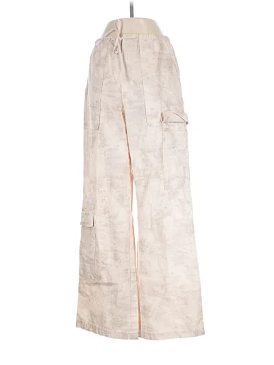 Pre-owned Zara Cargo Pants In Ivory