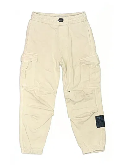 Pre-owned Zara Kids' Cargo Pants In Ivory