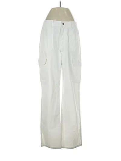 Pre-owned Zara Cargo Pants In Ivory