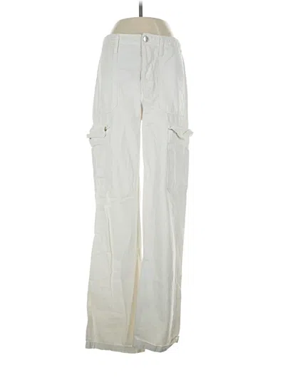 Pre-owned Zara Cargo Pants In Ivory