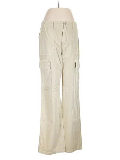 Pre-owned Zara Cargo Pants In Ivory