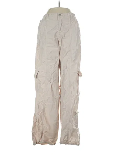 Pre-owned Zara Cargo Pants In Ivory