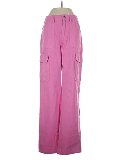 Pre-owned Zara Cargo Pants In Pink