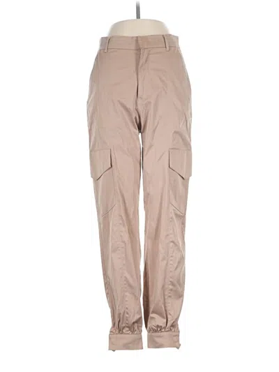 Pre-owned Zara Cargo Pants In Tan