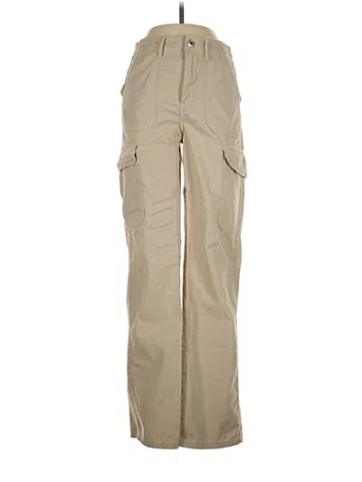 Pre-owned Zara Cargo Pants In Tan