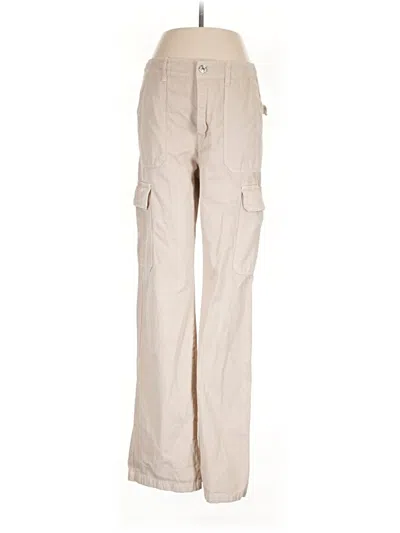 Pre-owned Zara Cargo Pants In Tan