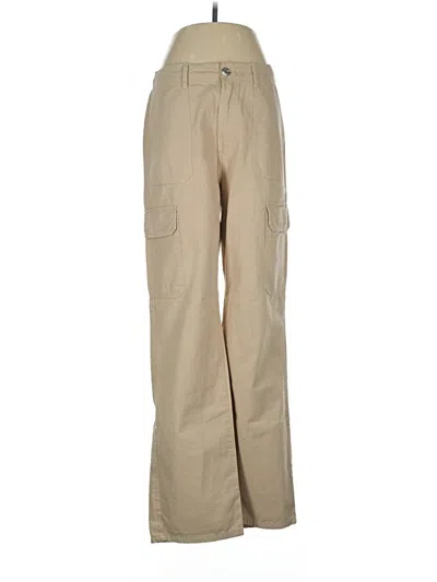 Pre-owned Zara Cargo Pants In Tan