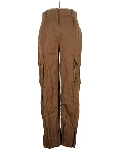 Pre-owned Zara Cargo Pants In Tan