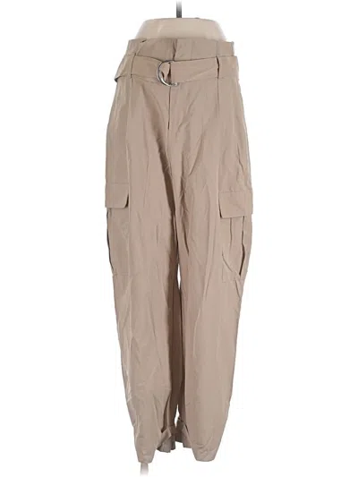Pre-owned Zara Cargo Pants In Tan