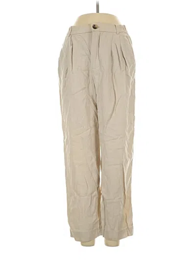 Pre-owned Zara Cargo Pants In Tan