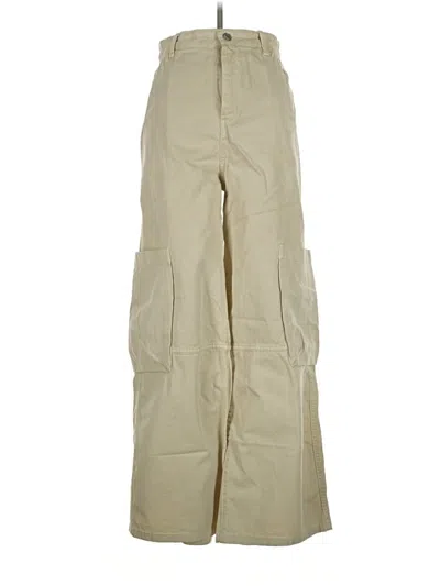 Pre-owned Zara Cargo Pants In Tan