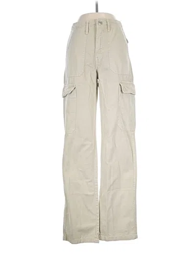 Pre-owned Zara Cargo Pants In Tan