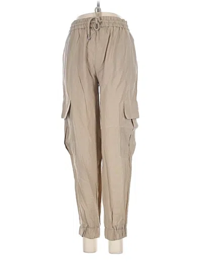 Pre-owned Zara Cargo Pants In Tan