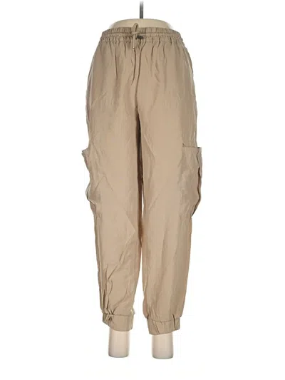 Pre-owned Zara Cargo Pants In Tan