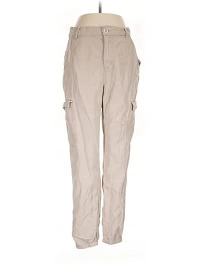 Pre-owned Zara Cargo Pants In Tan