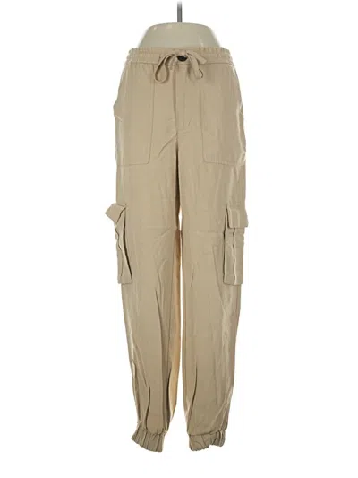 Pre-owned Zara Cargo Pants In Tan