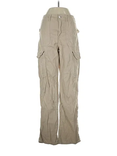 Pre-owned Zara Cargo Pants In Tan