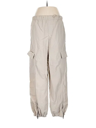Pre-owned Zara Cargo Pants In Tan