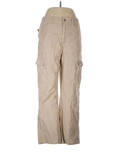 Pre-owned Zara Cargo Pants In Tan