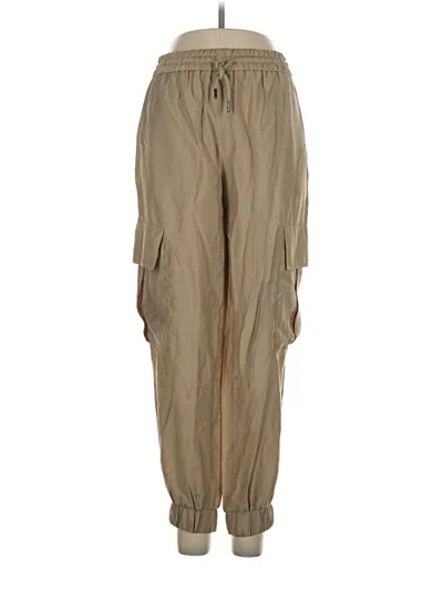 Pre-owned Zara Cargo Pants In Tan