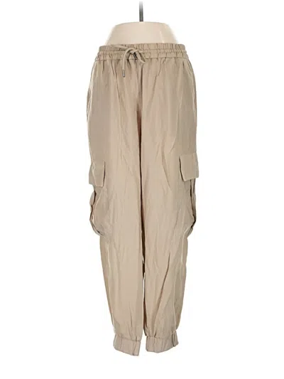 Pre-owned Zara Cargo Pants In Tan