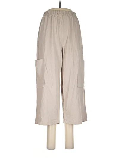 Pre-owned Zara Cargo Pants In Tan