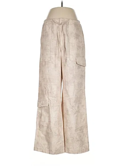 Pre-owned Zara Cargo Pants In Tan