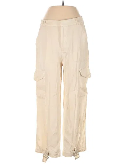 Pre-owned Zara Cargo Pants In White