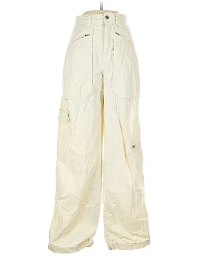 Pre-owned Zara Cargo Pants In White