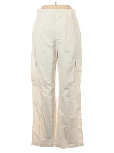 Pre-owned Zara Cargo Pants In White