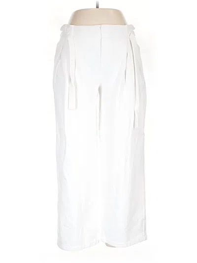 Pre-owned Zara Cargo Pants In White