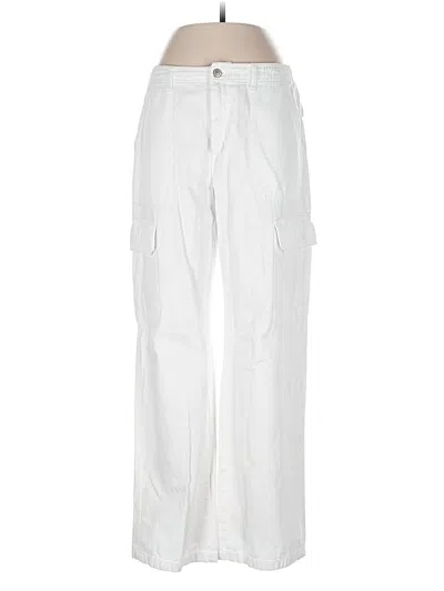 Pre-owned Zara Cargo Pants In White