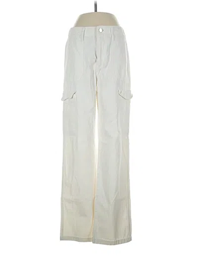 Pre-owned Zara Cargo Pants In White
