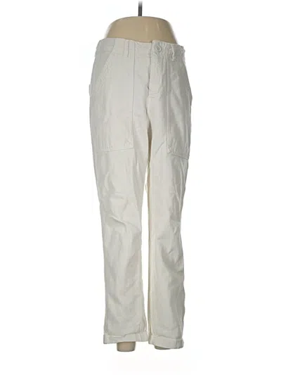 Pre-owned Zara Cargo Pants In White
