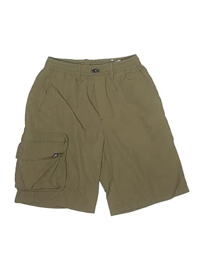 Pre-owned Zara Kids' Cargo Shorts In Green