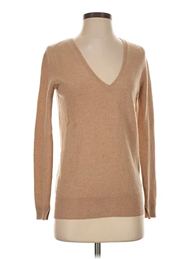 Pre-owned Zara Cashmere Pullover Sweater In Tan
