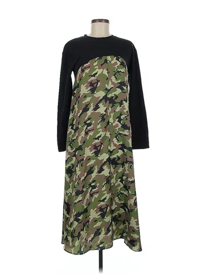 Pre-owned Zara Casual Dress In Black