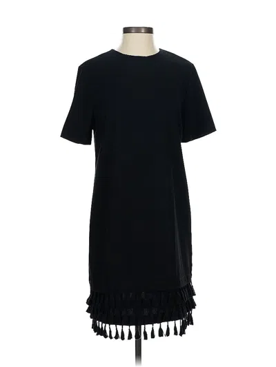 Pre-owned Zara Casual Dress In Black